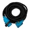Connecticut Electric STW Extension Cord, 10 AWG, Indoor/Outdoor, 10/3, 1 Outlets, L5-30R, Black/Blue, Nylon, TT-30P HEPC3030SFE - alternate 1